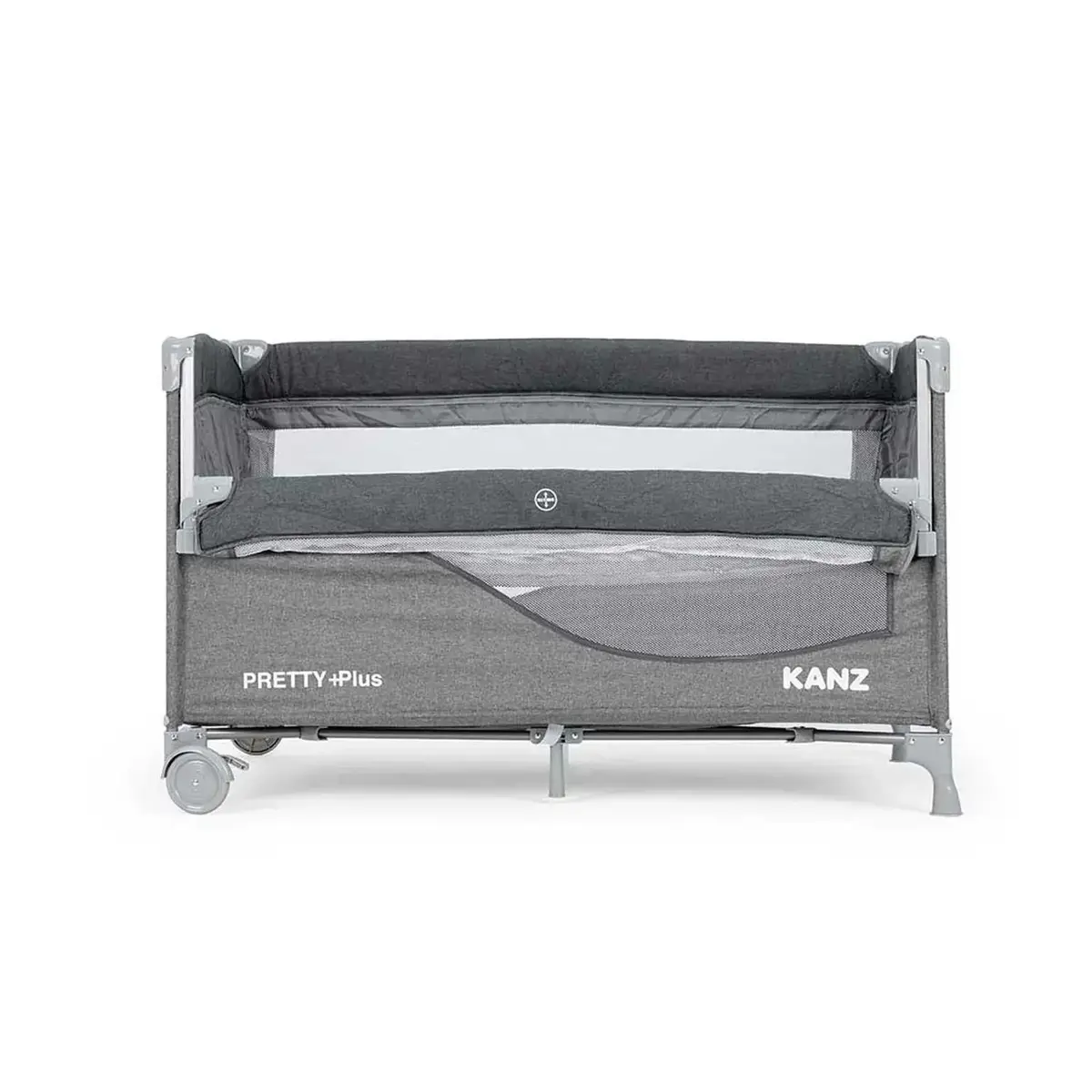 Kanz Pretty Plus Anne Yanı Park Yatak 70x120 cm Füme