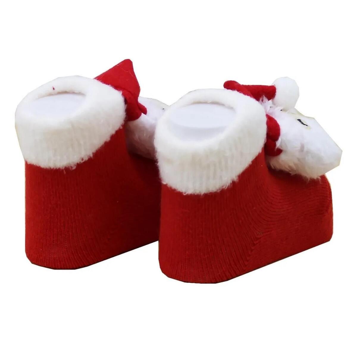 Bibaby Çorap Soket New Year Kırmızı