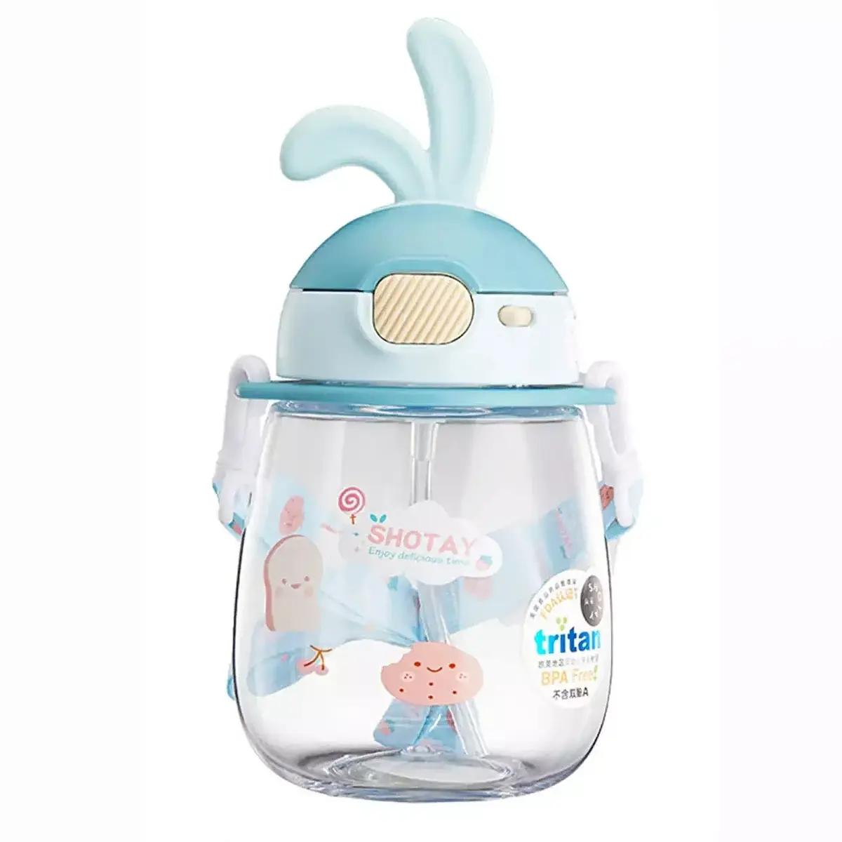 SHOTAY RABBIT TRITAN MATARA 600 ML. MAVİ