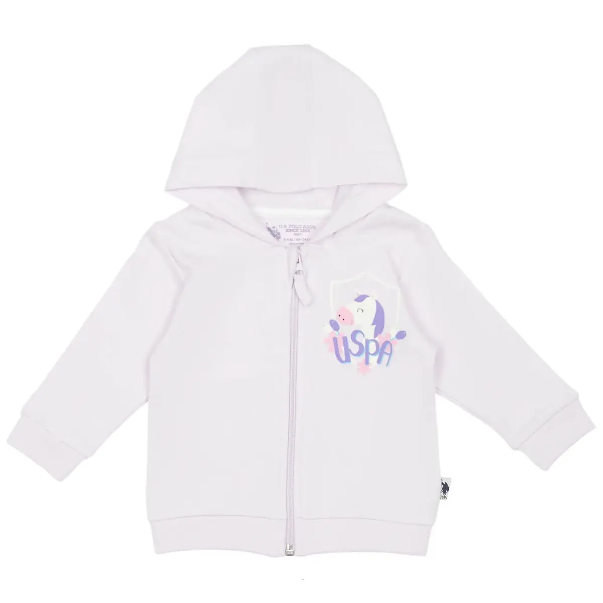 U.S. Polo Hırka Kapüşonlu Açık Lila U.S. Polo Hırka Kapüşonlu Açık Lila