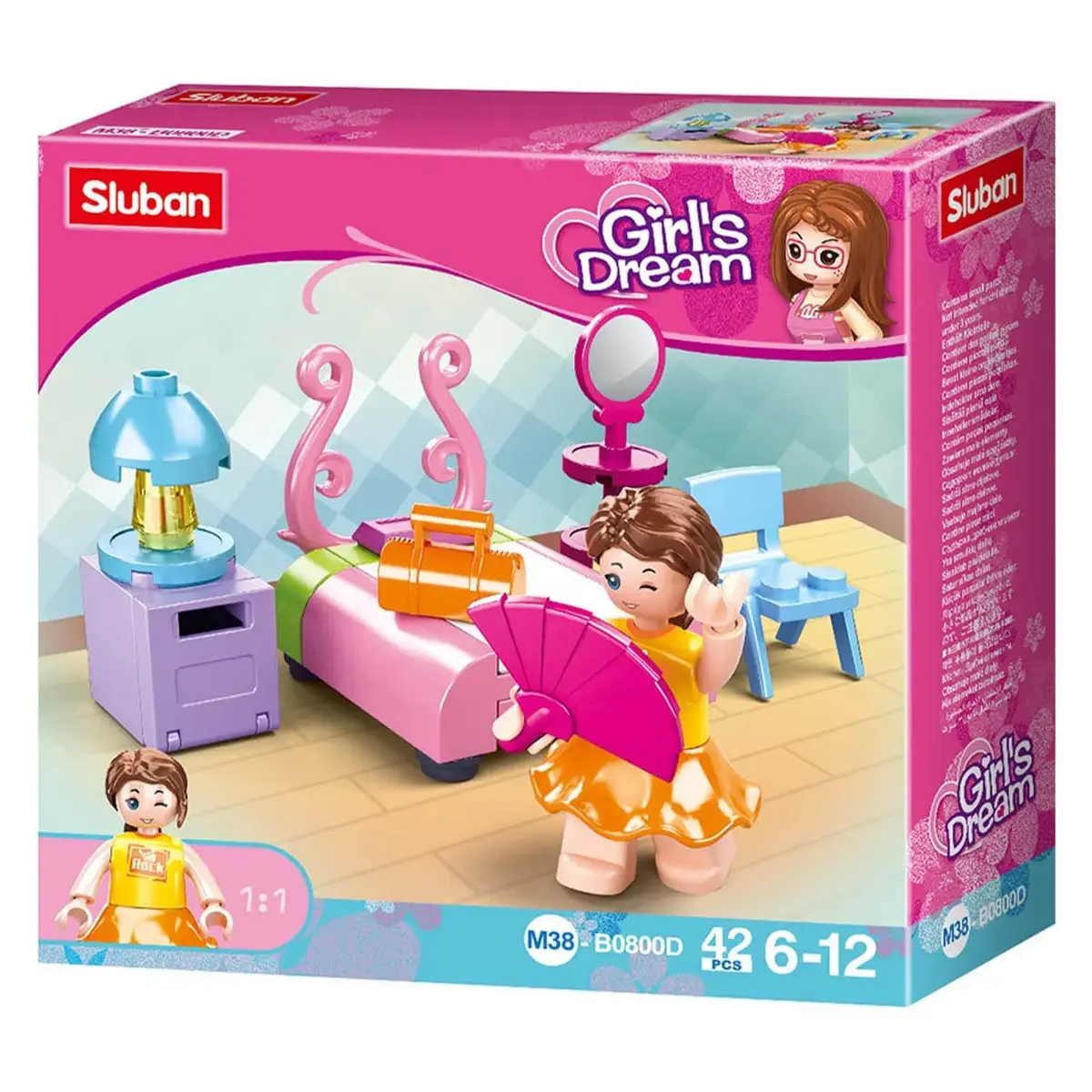 Sluban Girls Dream Yatak Odası 42 Parça
