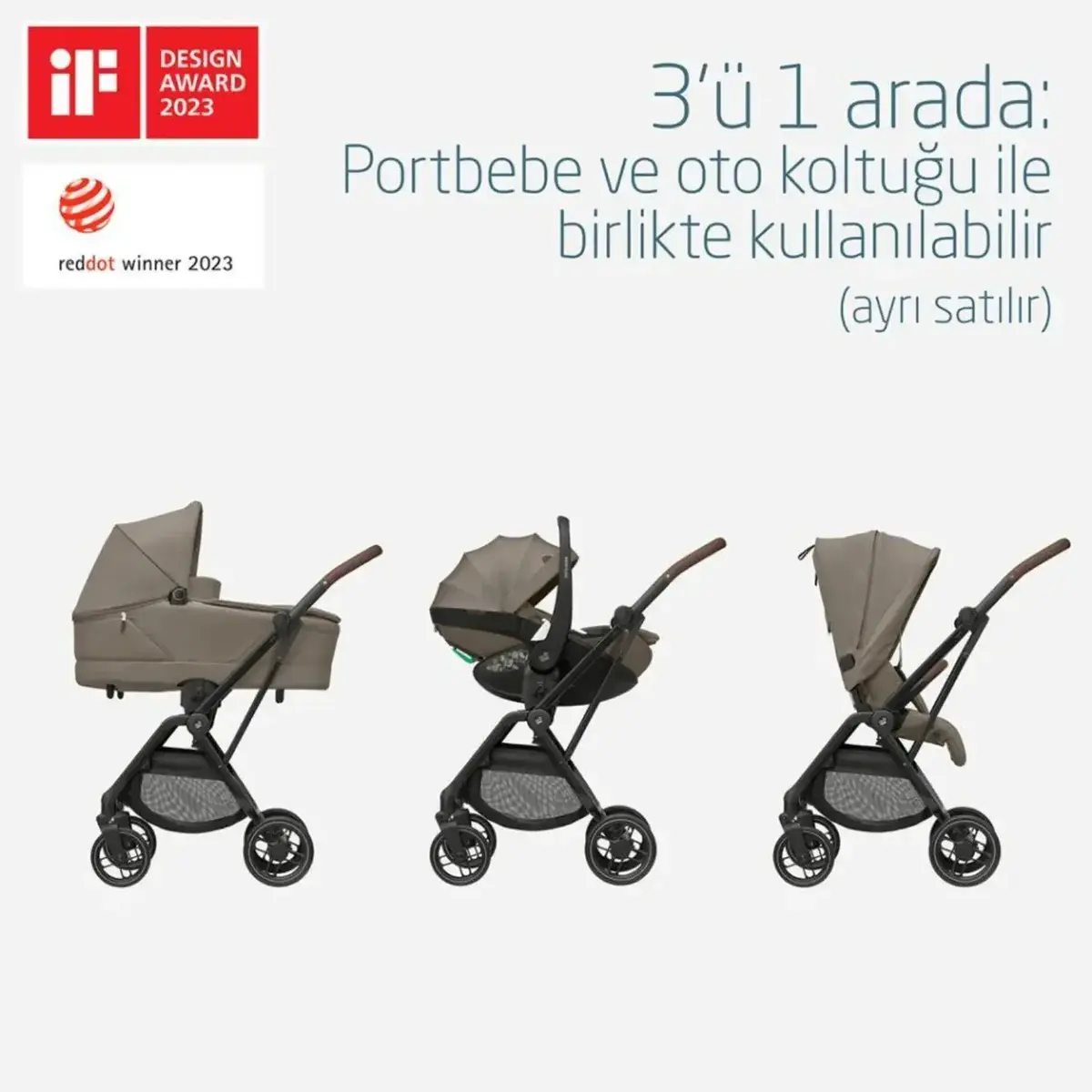 Maxi-Cosi Leona2 Bebek Arabası Twillic Truffle