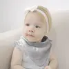 Babyjem Ahşap Diş Kaşıyıcılı Bürümcük Müslin Önlük Gri