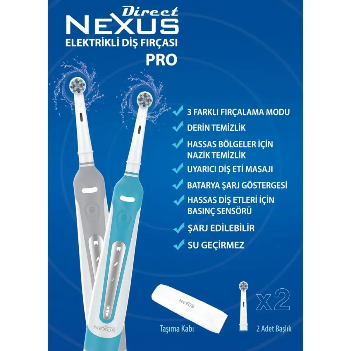 Direct Nexus Elektrikli Diş Fırçası Pro
