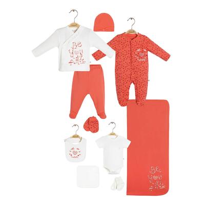 Bibaby Organik Hastane Çıkışı 10lu Lee Leopar Nar Çiçeği - Ekru