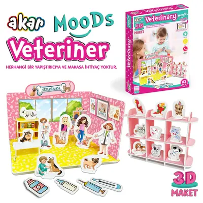 Akar Moods Veteriner 3D Maket