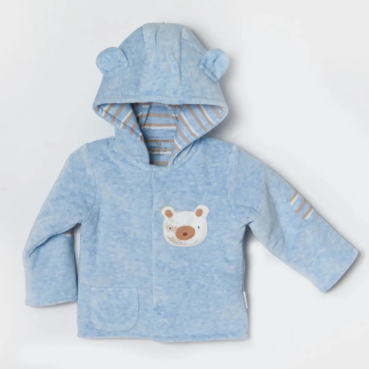 Andy Wawa Mont Velvet Tiny Bear & Friends Mavi