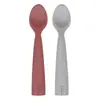 OiOi Nam Nam Kaşık 2li 6+ Ay Velvet Rose - Powder Grey