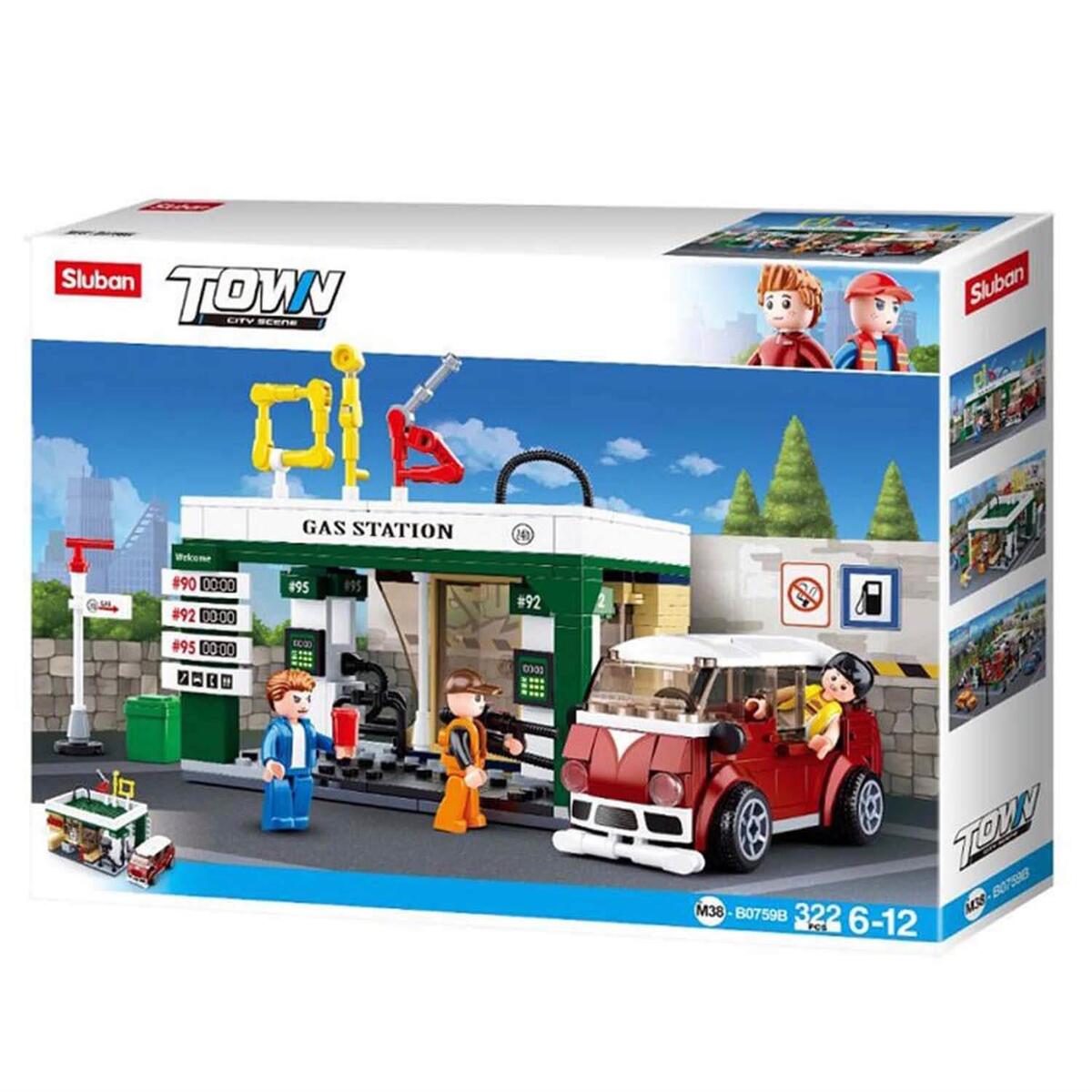 Sluban Town Benzin İstasyonu 322 Parça