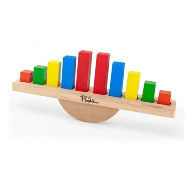 Ahşap Renkli Balans Oyunu