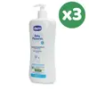 Chicco Baby Moments Doğal Göz Yakmayan Bebek Saç ve Vücut Şampuanı 750 ml x 3 Adet
