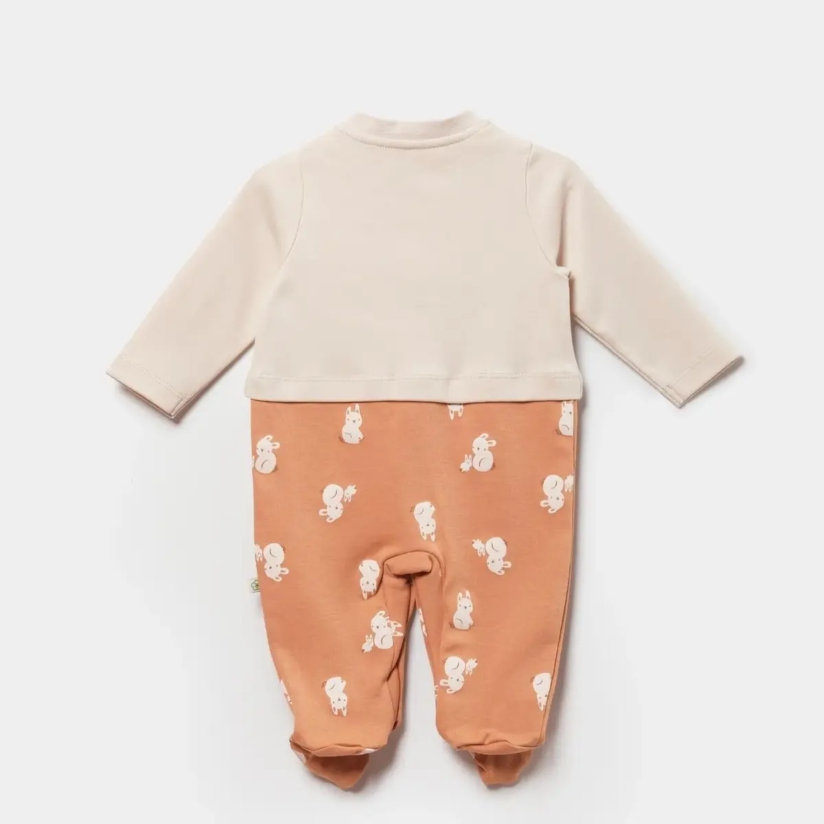 Bibaby Organik Tulum Cool Lines Bunny Bej - Hardal