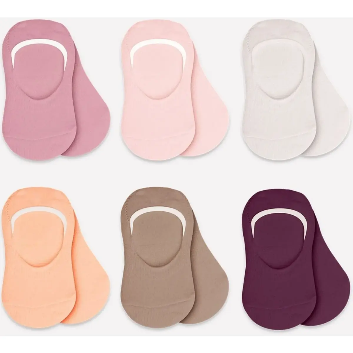 Bibaby Çorap Babet 6lı Silikonlu Gül Kurusu Bibaby Çorap Babet 6lı Silikonlu Gül Kurusu