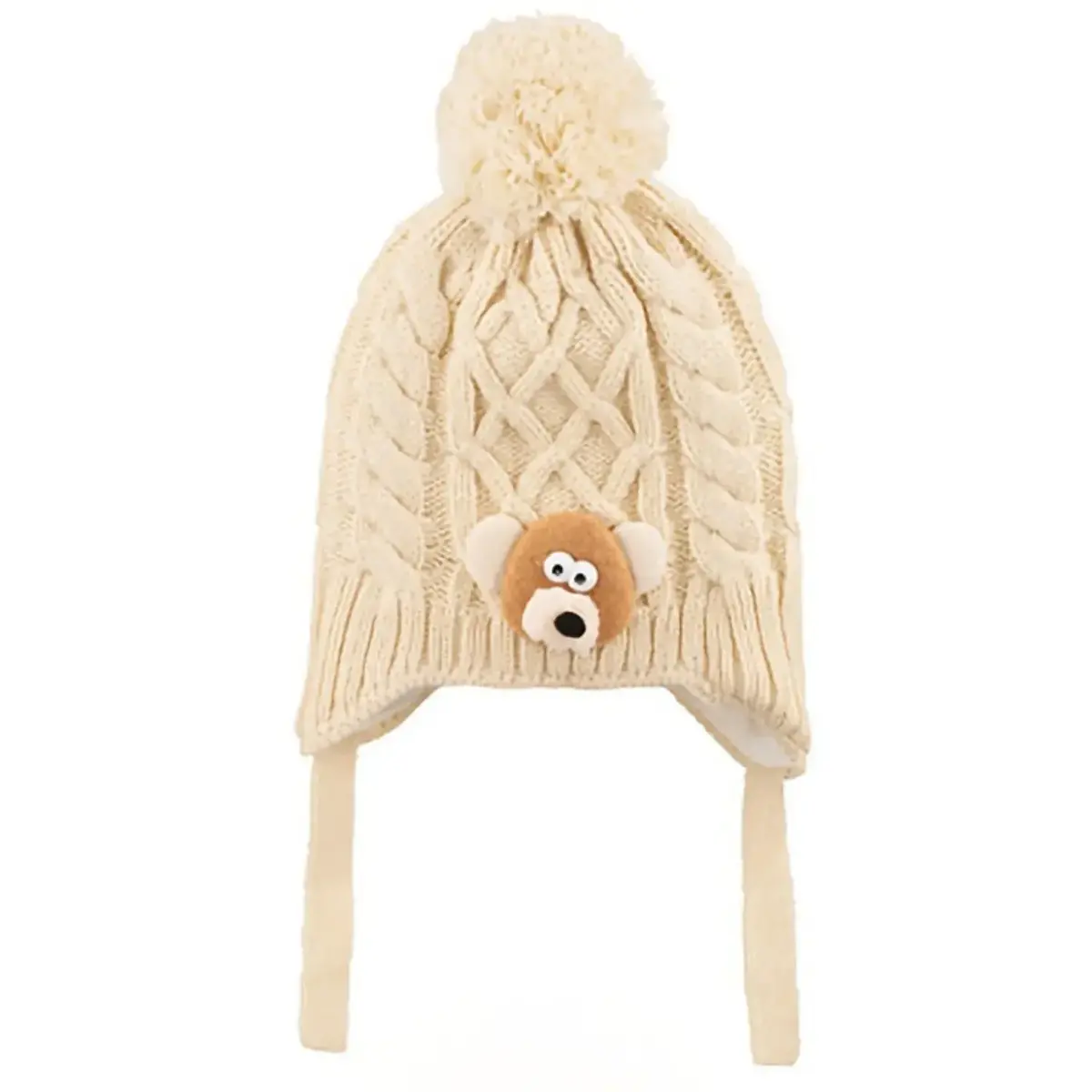 Kitti Eldiven Atkı Bere Takım 1-4 Yaş Krem Asortili