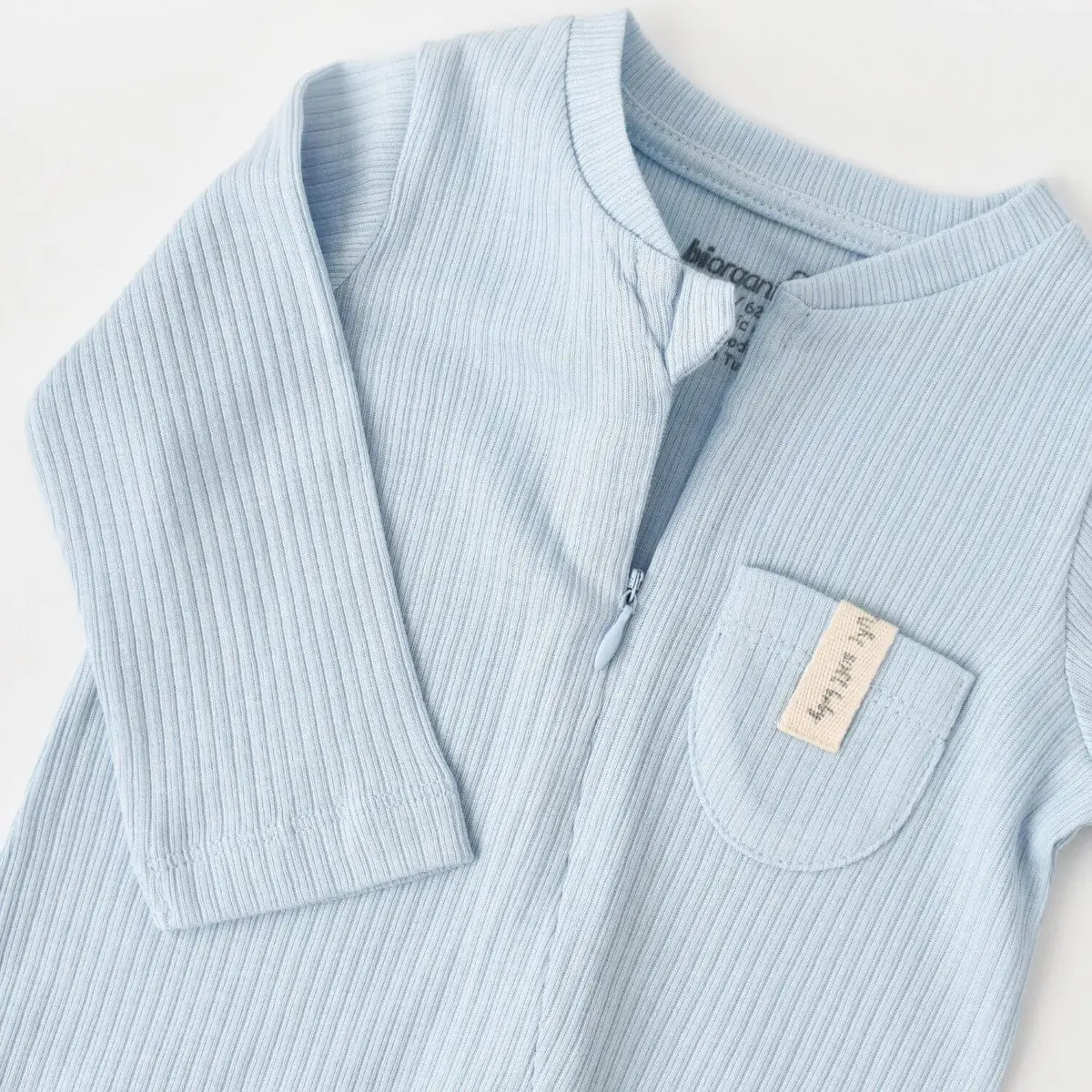 Bibaby Organik Tulum Patiksiz Soft Modal Mavi