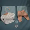 Tiffany 2li Takım Floral Modal Theme Krem - Somon
