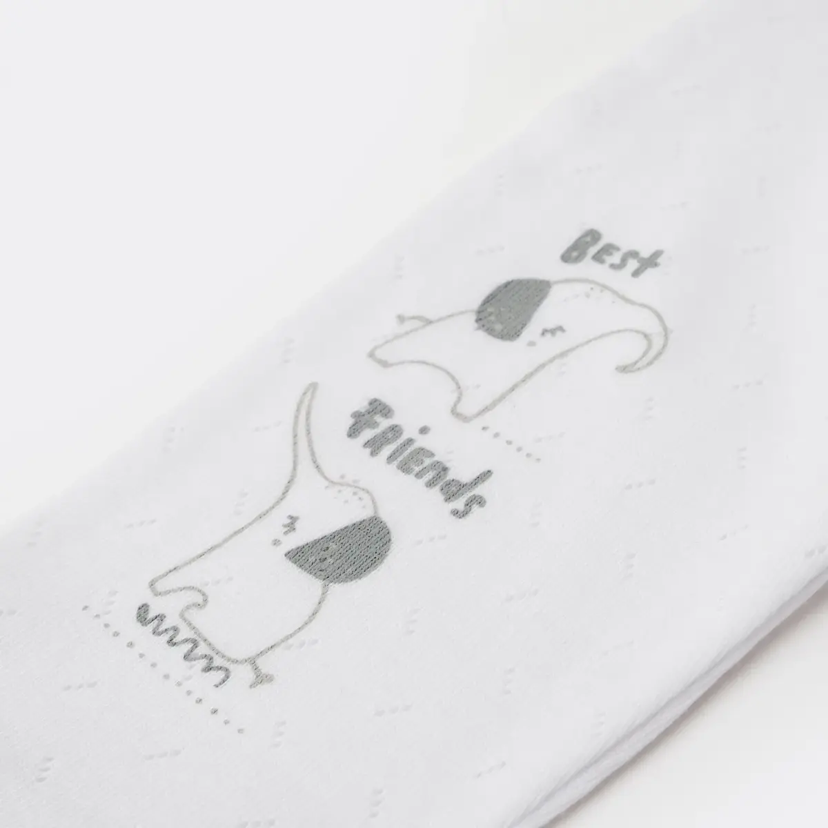 Bibaby Pantolon Patiksiz Best Friends Beyaz