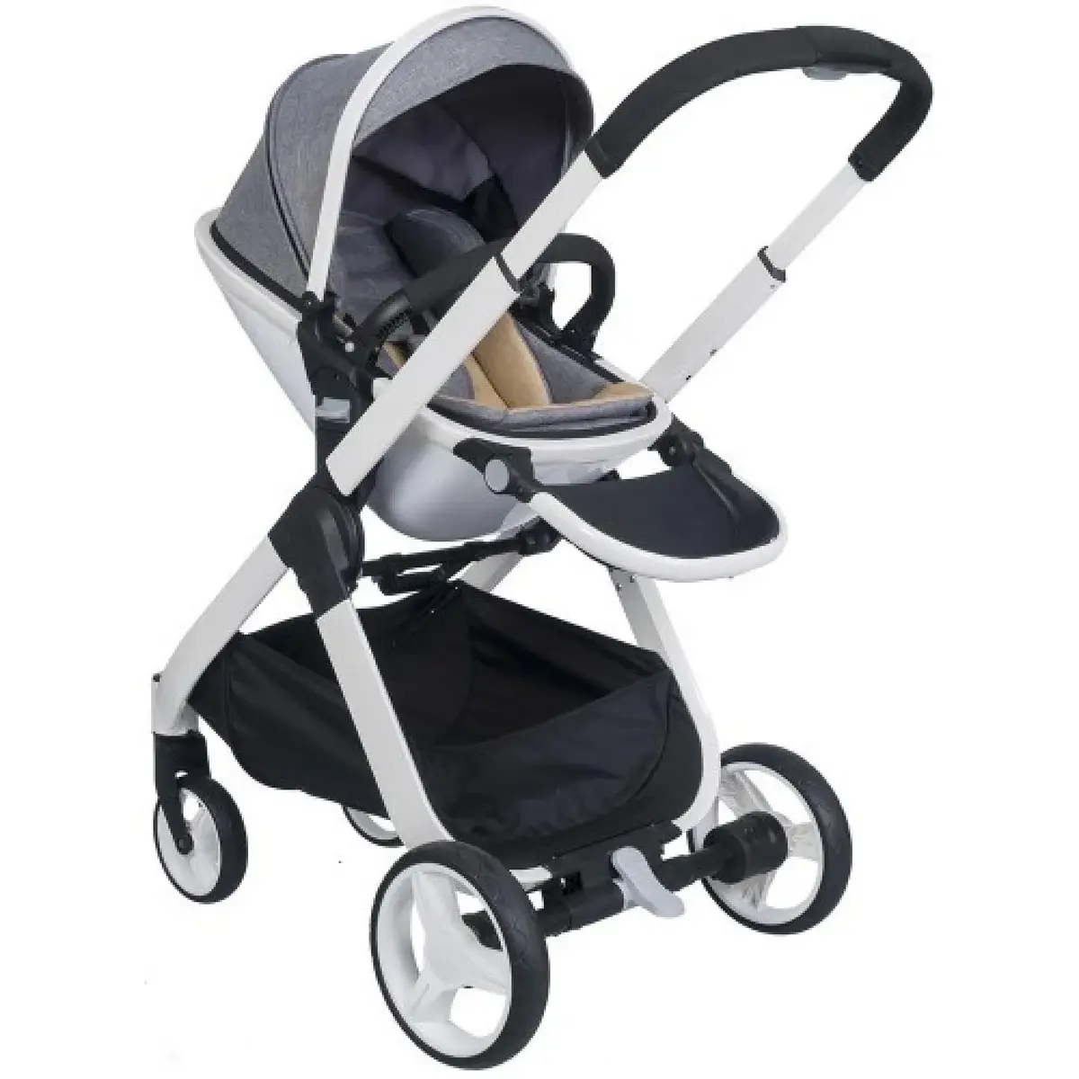 Pierre Cardin Auston Travel Sistem Bebek Arabası Gri