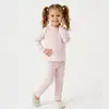 Ella Bonna Pijama Takımı Pembe Ekose