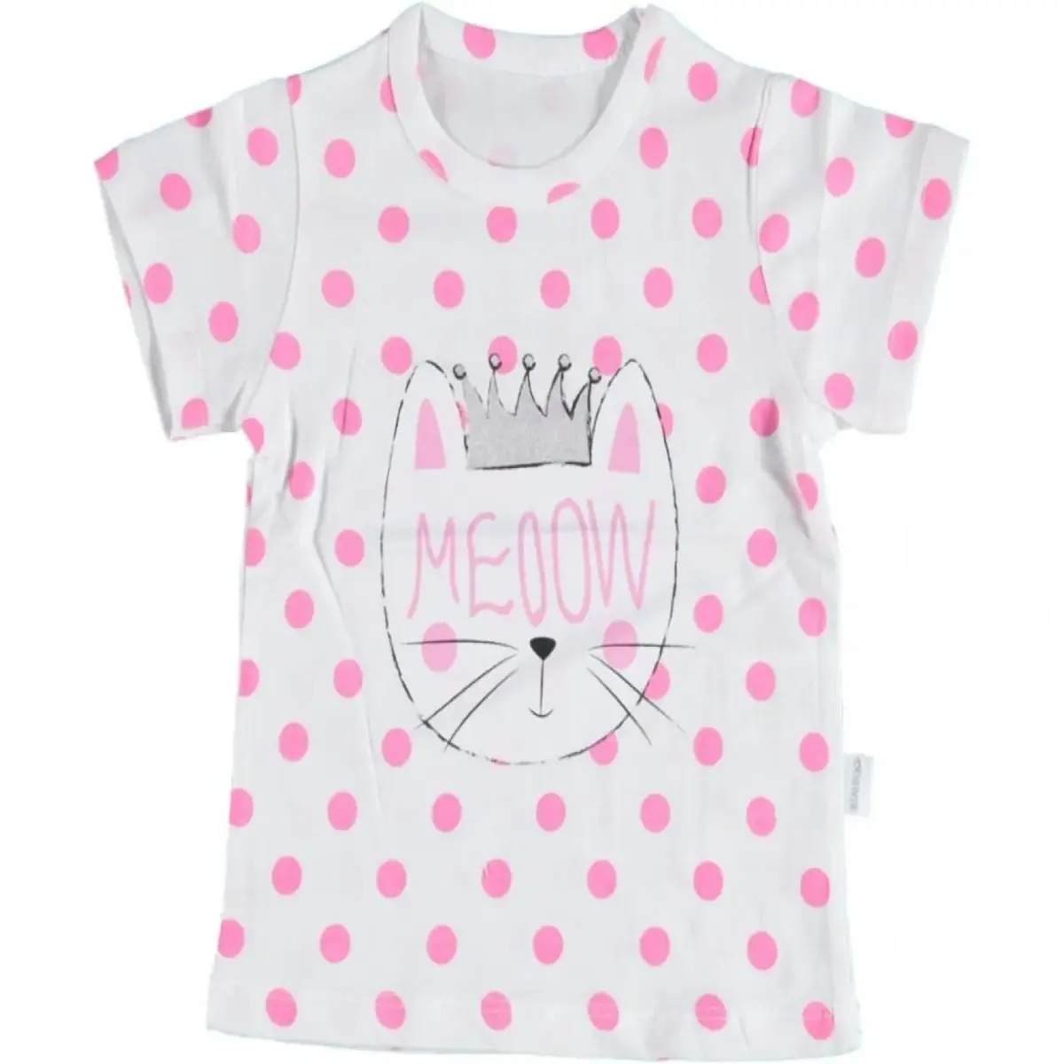 Bibaby T-Shirt Bimboo Beyaz Puanlı Bibaby T-Shirt Bimboo Beyaz Puanlı
