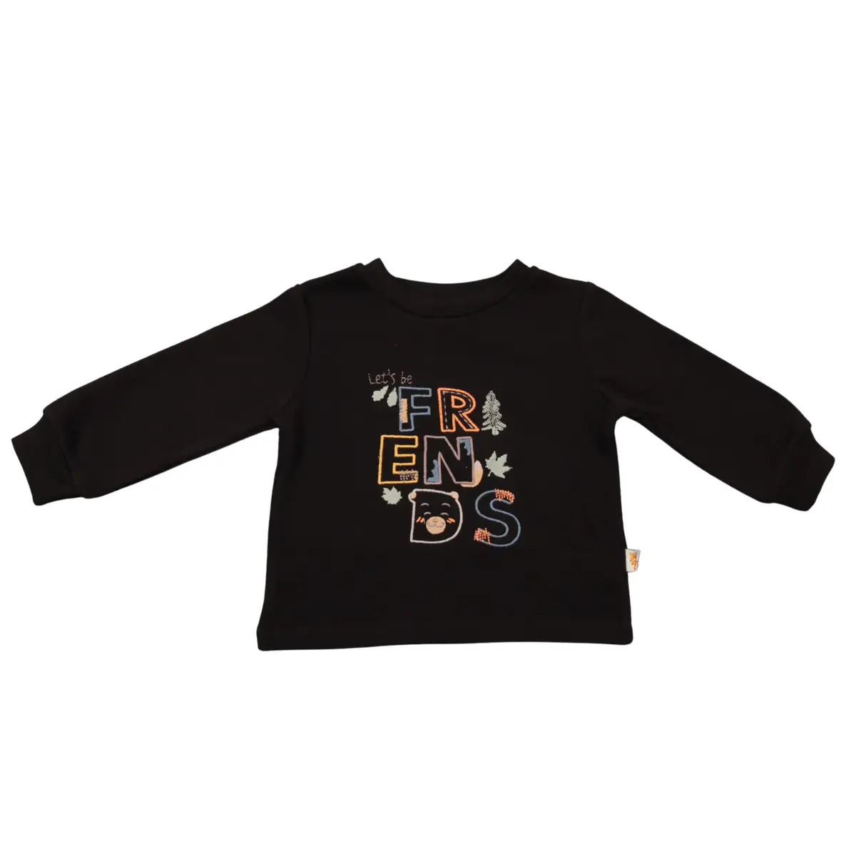 Mini Damla Sweatshirt Friend Siyah Mini Damla Sweatshirt Friend Siyah