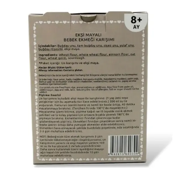 Aşçı Anne Ekşi Mayalı Bebek Ekmeği Karışımı 300gr