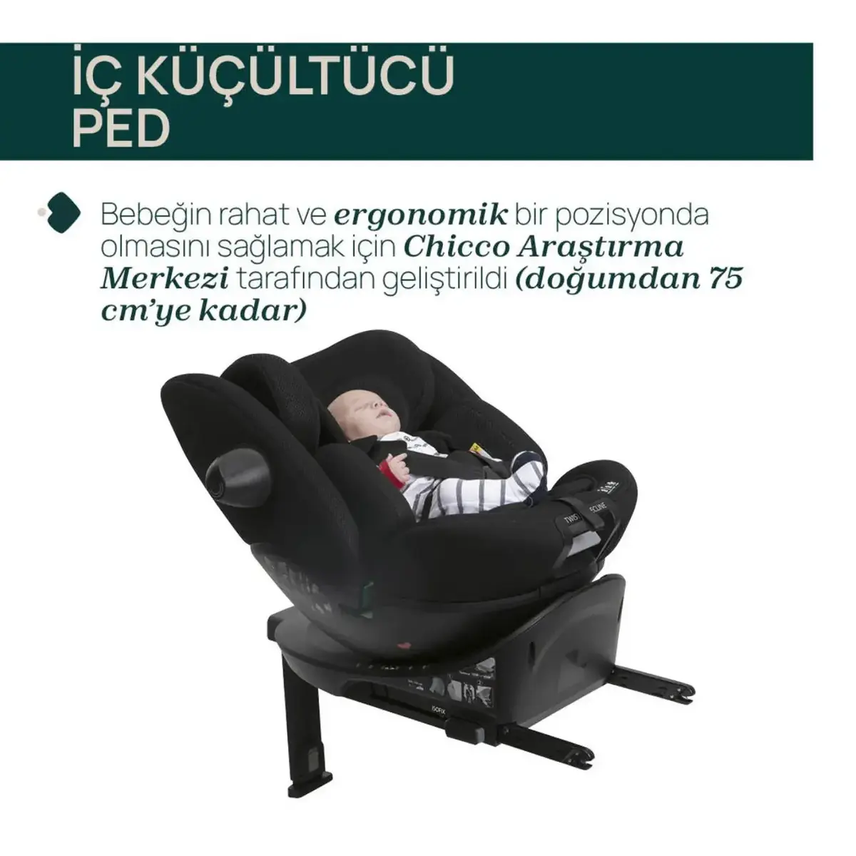 Chicco EverOne I-Size Oto Koltuğu 0-36 Kg Black
