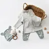 Bibaby Organik Zıbın Takımı Battaniyeli Tüllü Hug Me Bear Yeşil