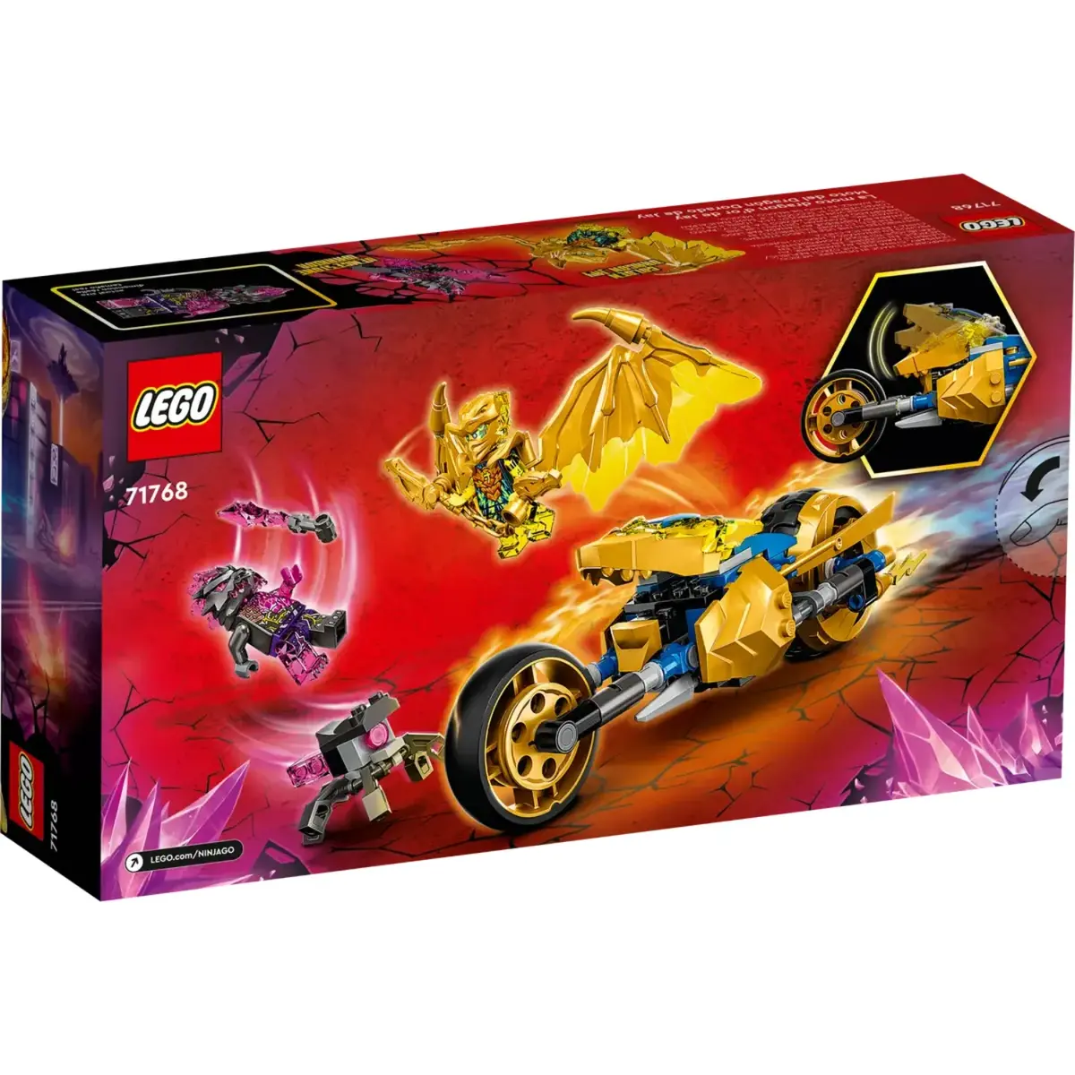 LEGO Ninjago Jay'in Altın Ejderha Motosikleti 71768