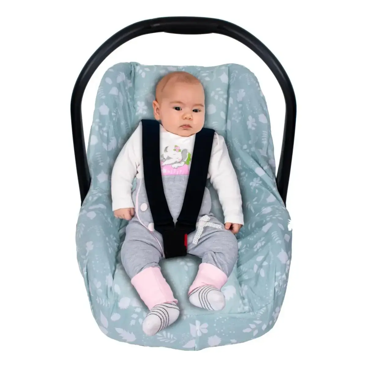 Sevi Bebe Bel Destekli Ana Kucağı Örtüsü Yaprak