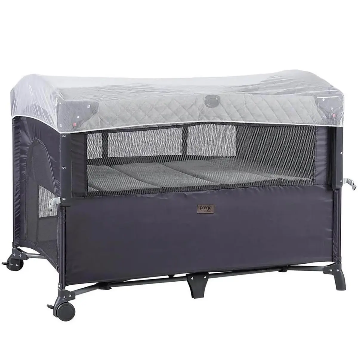 Prego 8041 Miami Basic Anne Yanı Oyun Parkıı 70x110 cm Gri