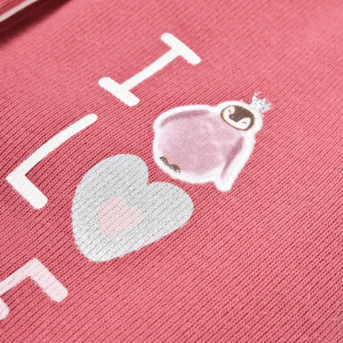 Bibaby Organik Yelek Little Love Rose Dry