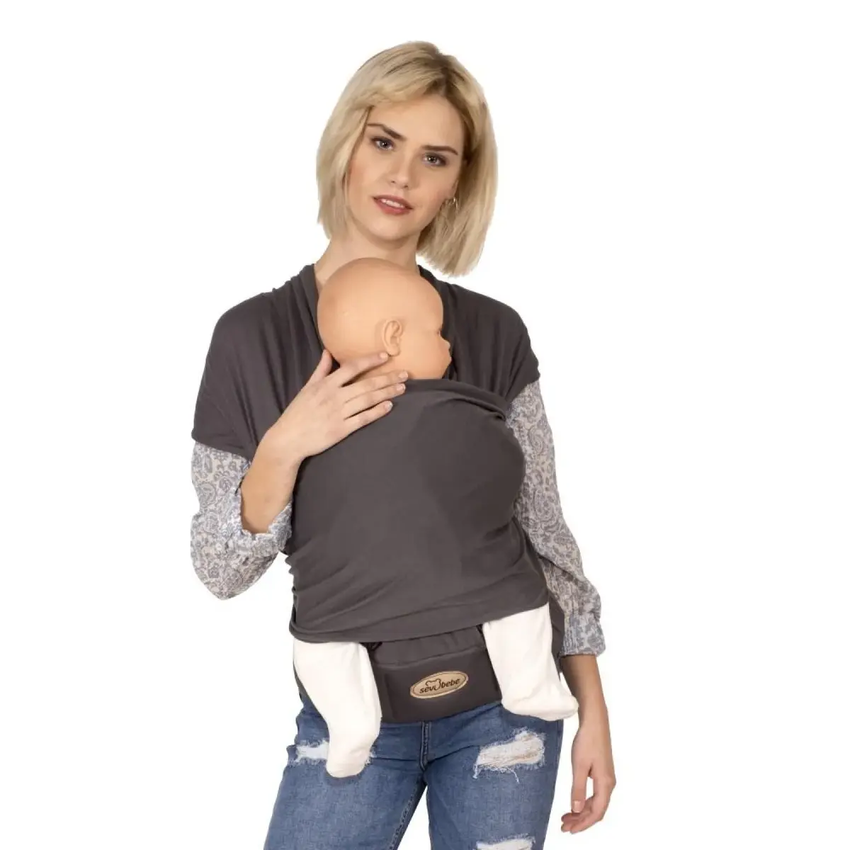 Sevi Bebe Bel Destekli Sling Yeşil