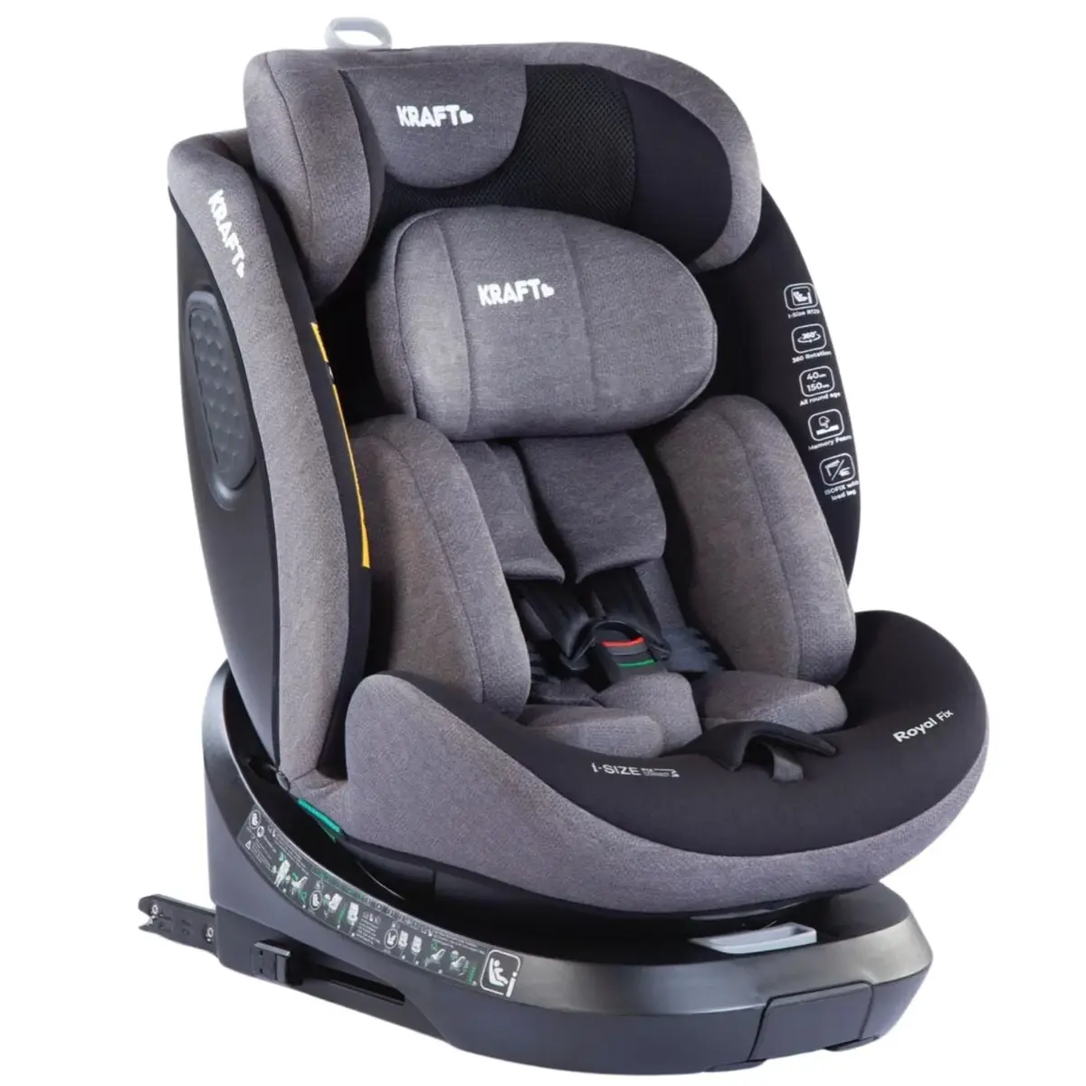 Kraft Royal Fix I-Size Oto Koltuğu 0-36 Kg Grey