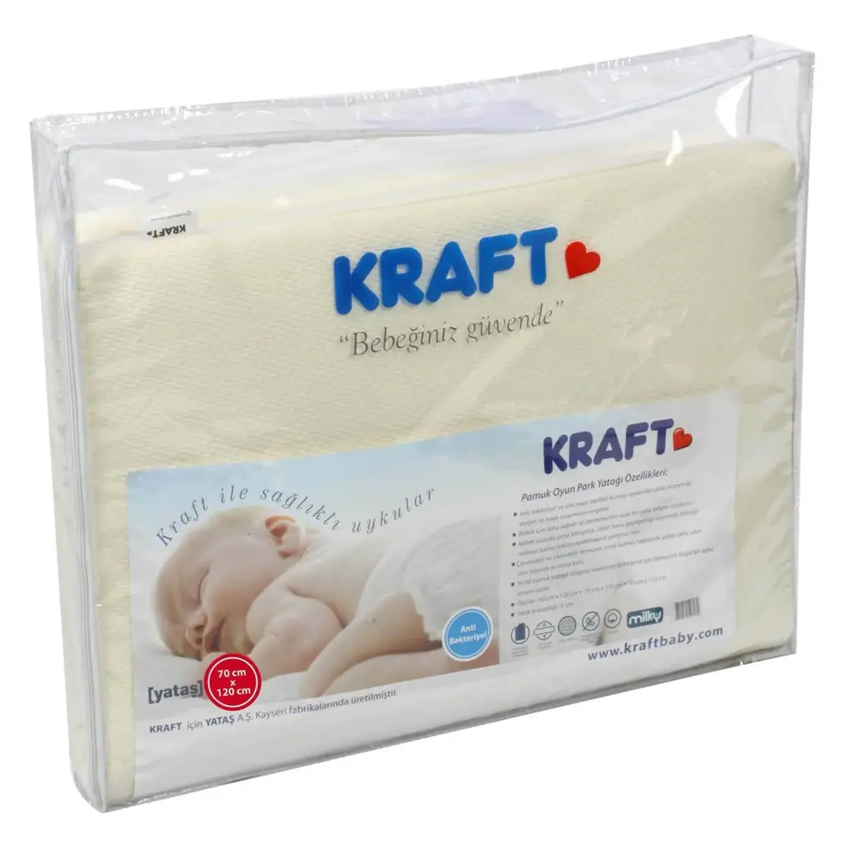 Kraft Coty Pamuk Oyun Parkı Yatağı 70x120 cm