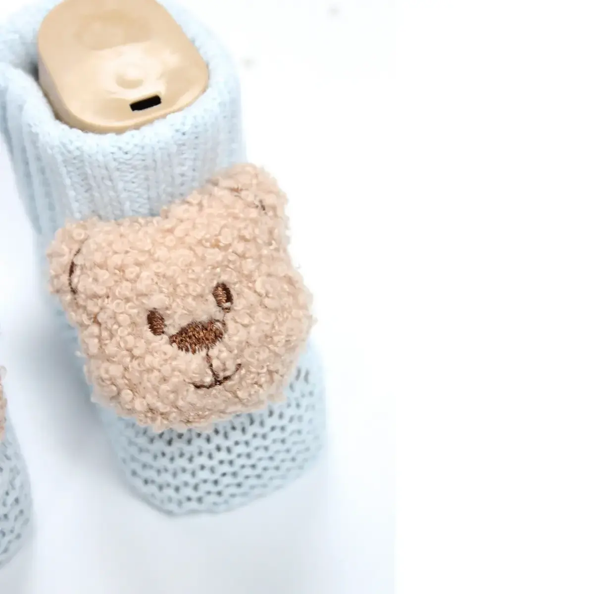 Bistyle Patik Triko Seperatörlü Aksesuarlı Mavi