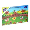 Playwood Ahşap Tutmalı Çiftlik Sevimli Kümes Hayvanları