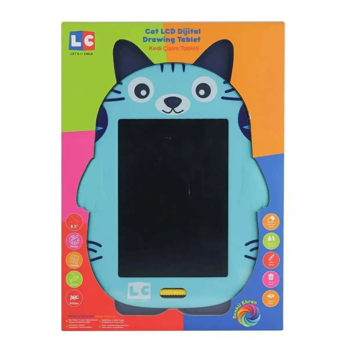 LC Kedi Çizim Tableti 8,5 İnç