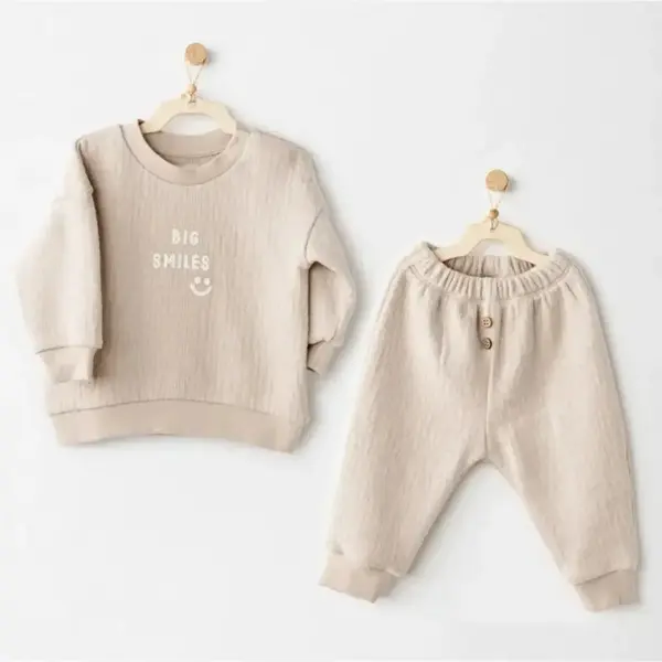 Andy Wawa 2li Takım Casual Bej