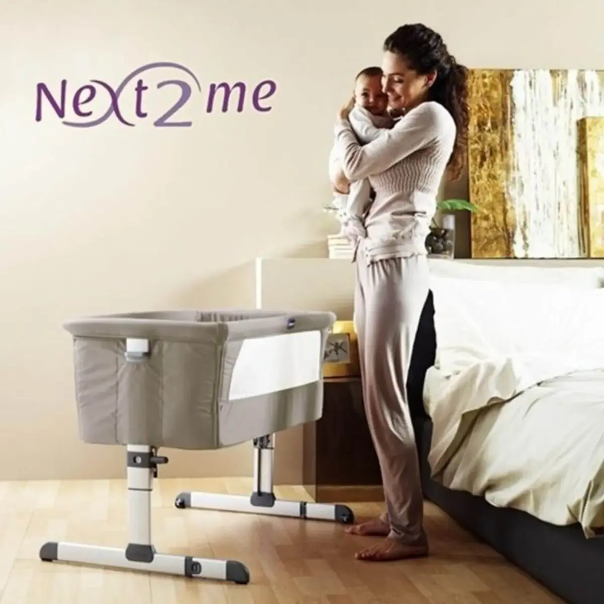 Chicco Next2me Anne Yanı Beşik Dove Grey