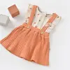 Bibaby Organik Elbise Summer Fruit Light Cream - Caramel