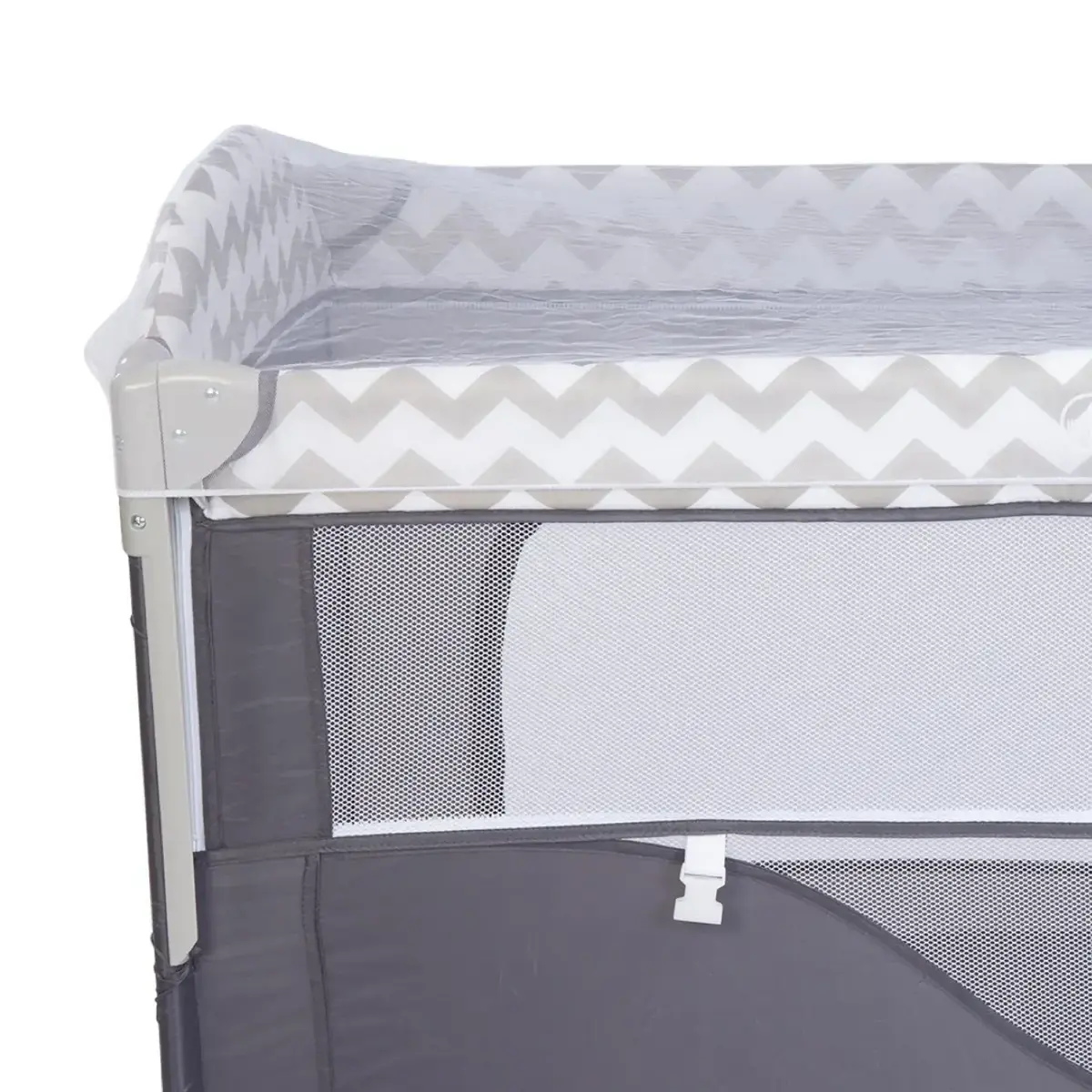 Kraft Calipso Bedside Anne Yanı Oyun Parkı 70x120 cm Zigzag