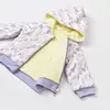 Bibaby Organik Hırka Elyaflı Love You Yellow Lavender