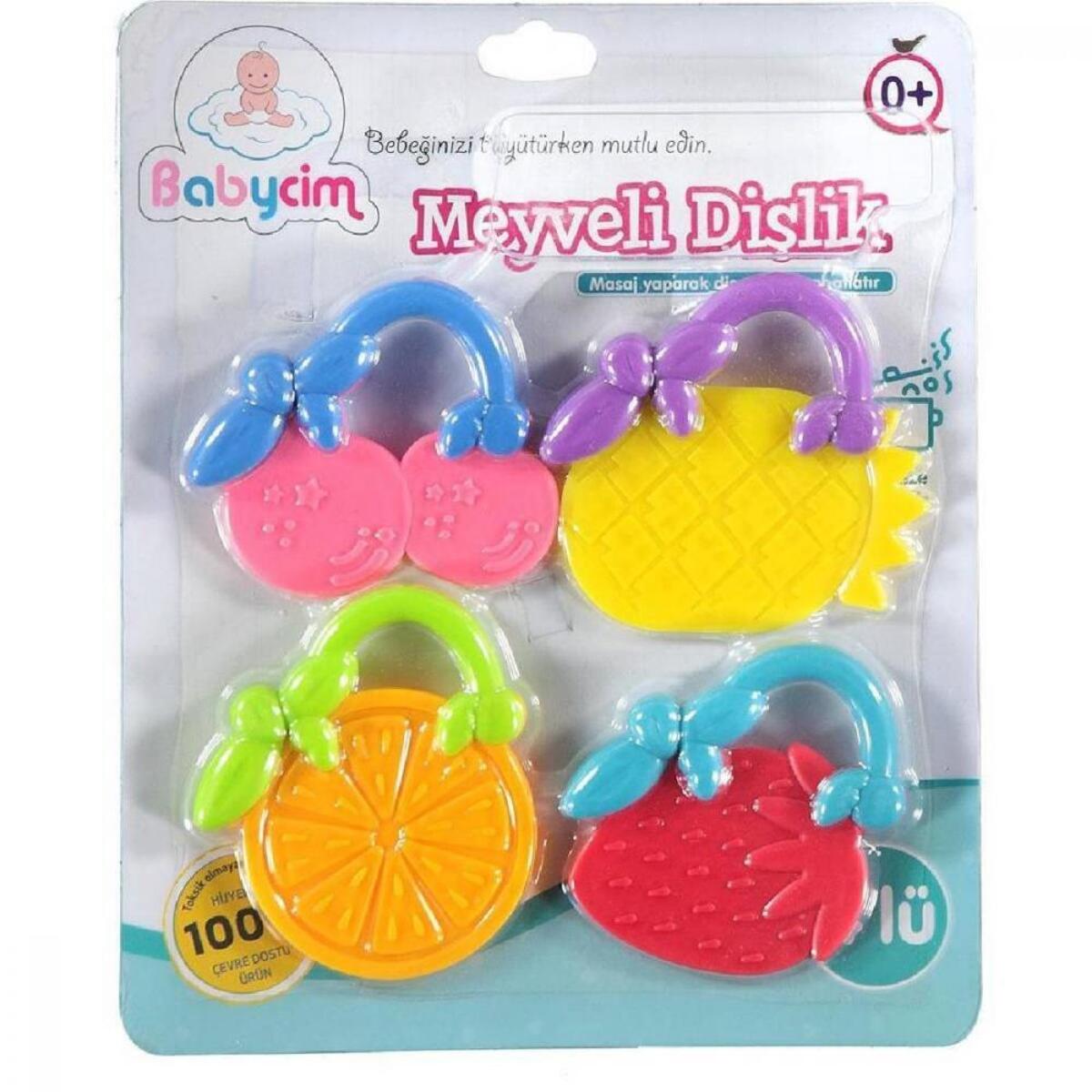Babycim Meyveli Dişlik 4'lü 