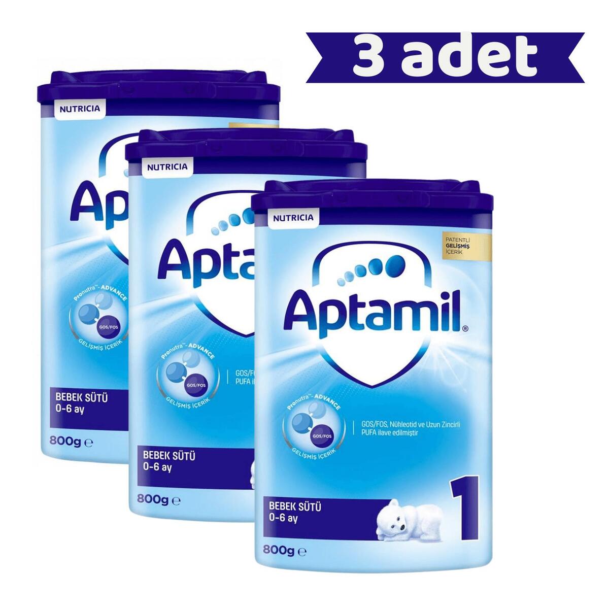Aptamil 1 Devam Sütü 800 Gr x3