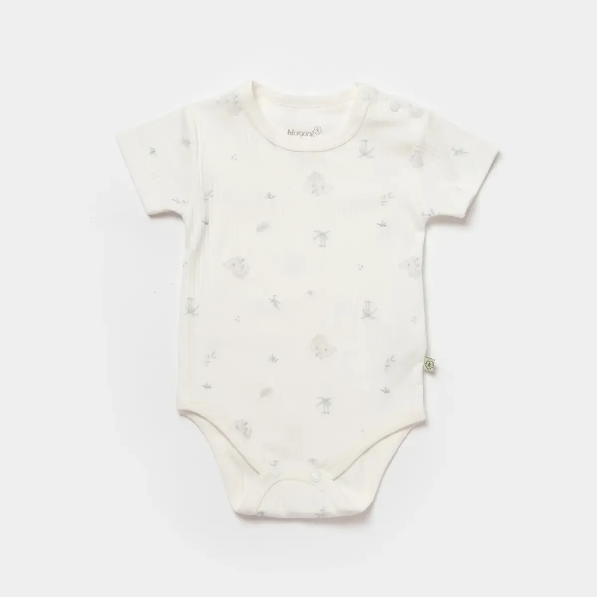 Bibaby Organik Salopet Koala Jungle Gri