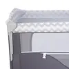 Kraft Calipso Bedside Anne Yanı Oyun Parkı 70x120 cm Dark Grey