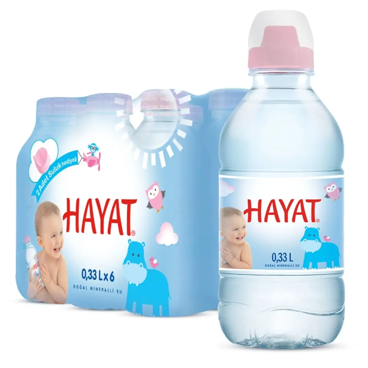 Hayat Doğal Mineralli Bebek Suyu 6lı