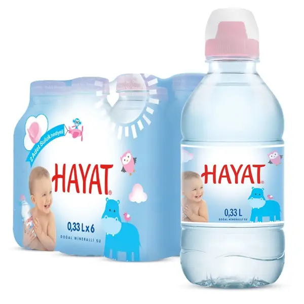 Hayat Doğal Mineralli Bebek Suyu 6lı