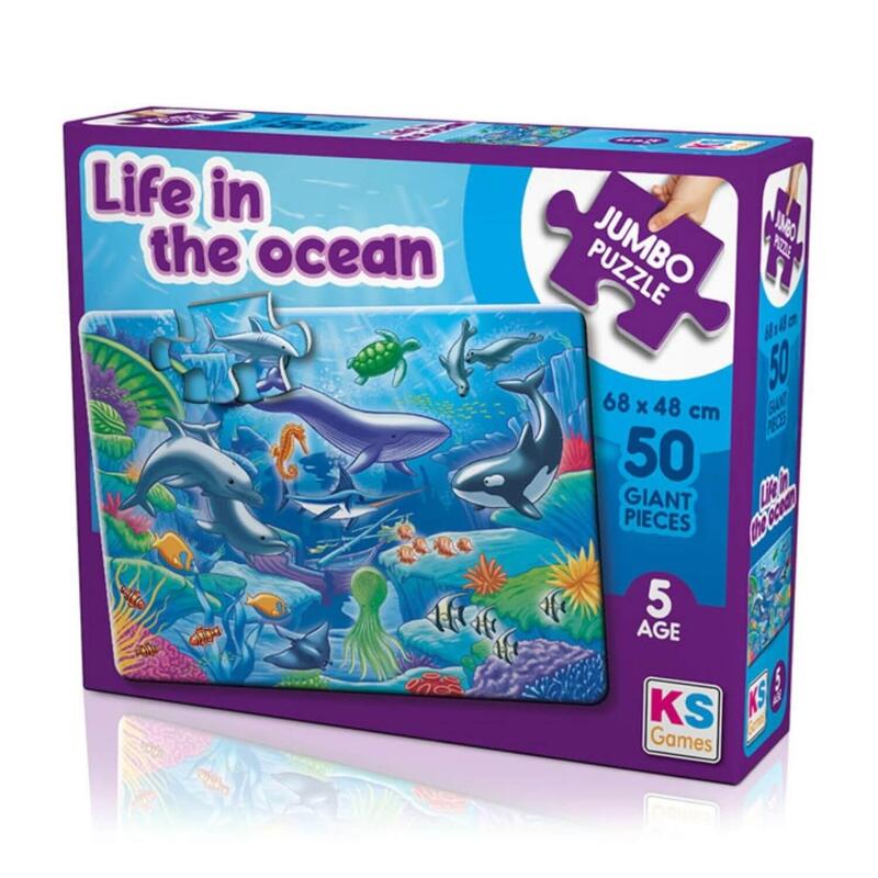 KS Games Life İn The Ocean Jumbo Puzzle 12 Parça